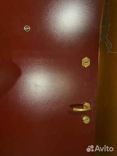 Дверь входная металлическая от застройщика