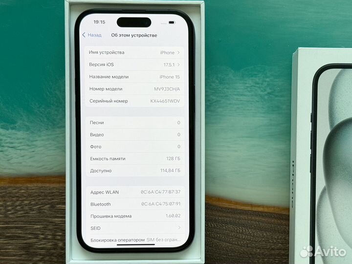 iPhone 15 128gb В Идеале,Чек,Гарантия(sim+esim)
