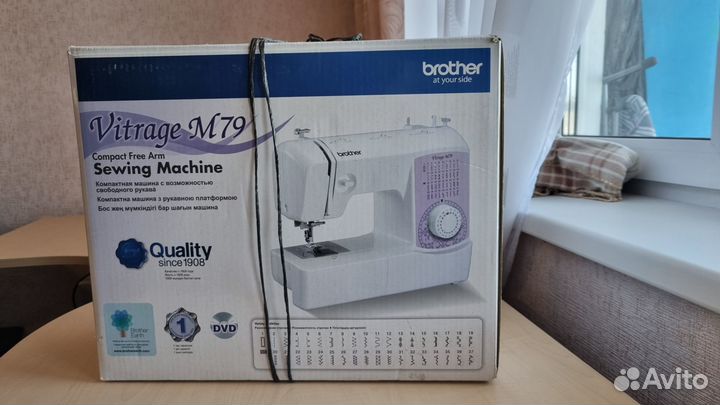 Швейная машинка brother vitrage m79