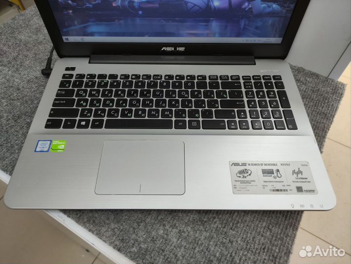 Игровой ноутбук asus i7-6500U 920M 2GB