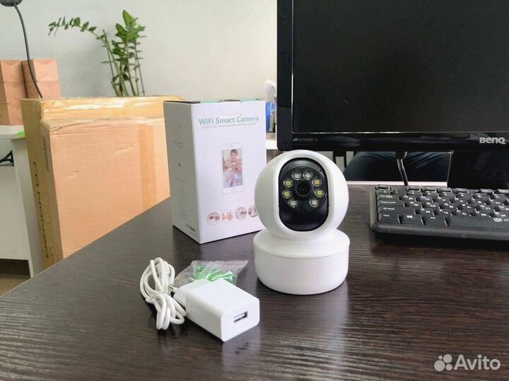 Видеонаблюдение. Поворотная камера с wifi модулем