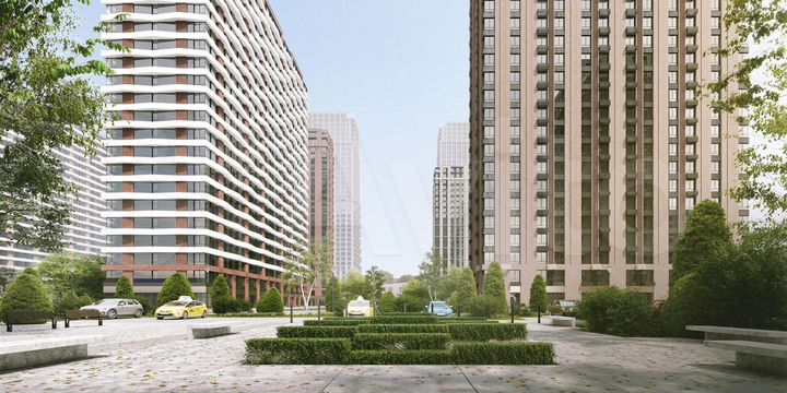 2-к. квартира, 58,8 м², 2/24 эт.