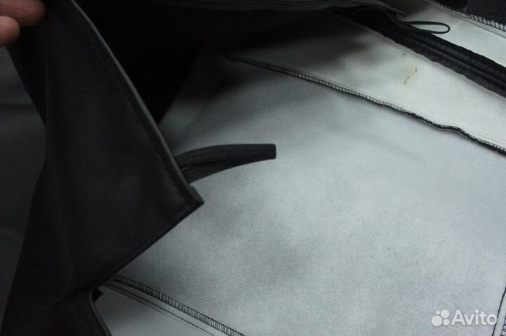 Чехлы Транзит Экокожа+жаккард для автобусов