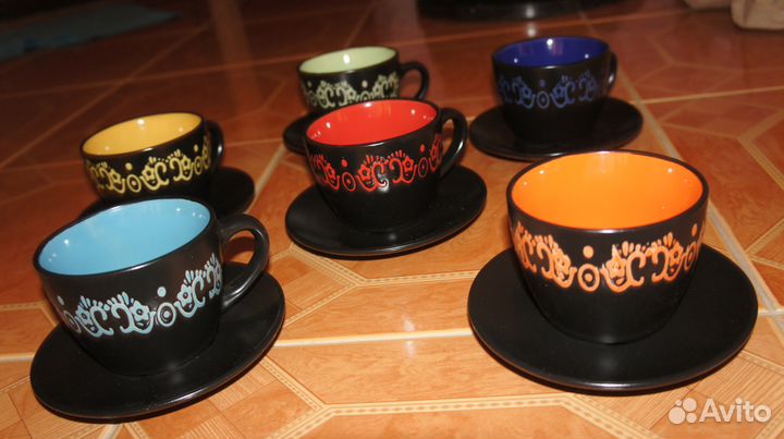 Набор чашек с блюдцами чай -кофе СССР и кнр