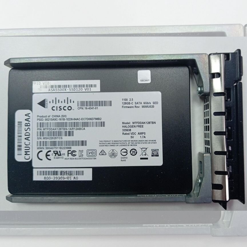 [MTFDDAK128TBN] 128gb-C Sata Cisco Mtfddak128tbn
