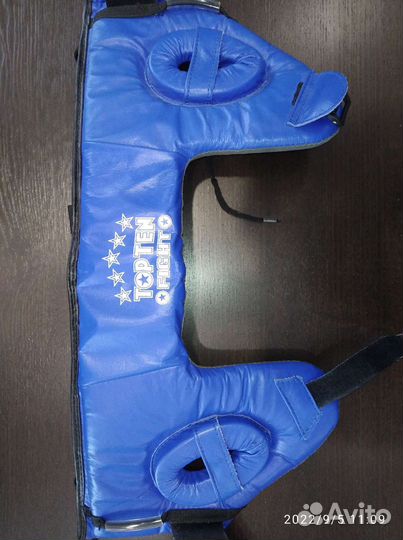 Шлем боксерский детский Top ten кожа новый