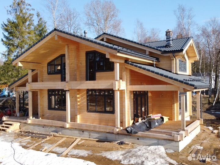 Домокомплект из клееного бруса, ель, 185 на 160