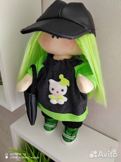 Текстильная интерьерная кукла