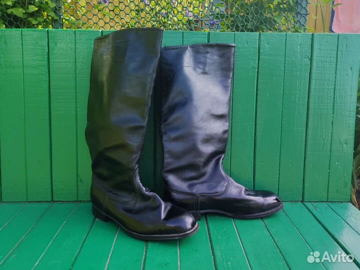 Сапоги генеральские хромовые