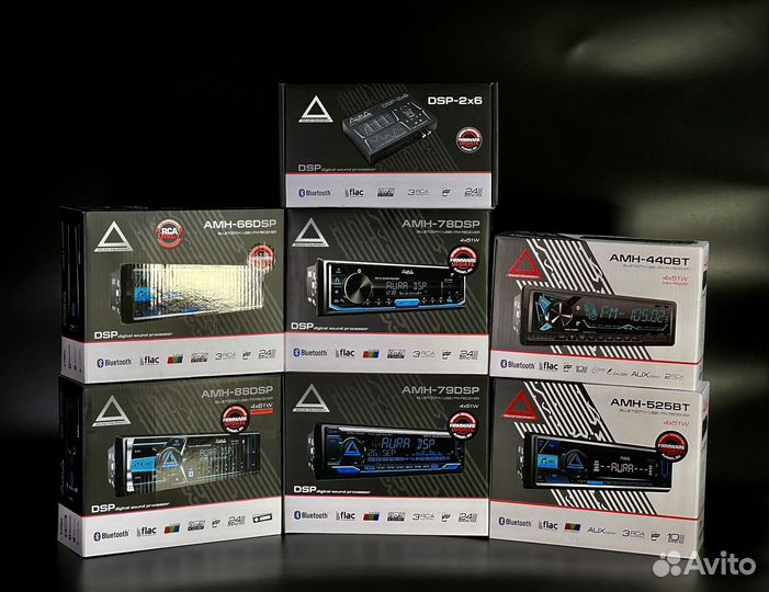 Магнитола Aura venom 41 dsp новая процессорная