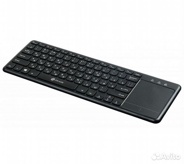 Беспроводная клавиатура Оклик 830ST, черный