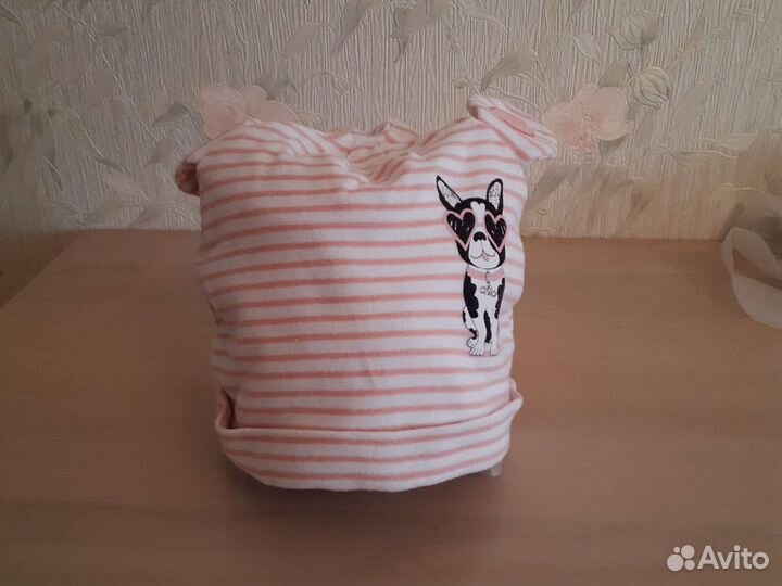 Шапка для девочки весна р 48