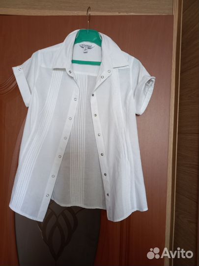 Блузка белая
