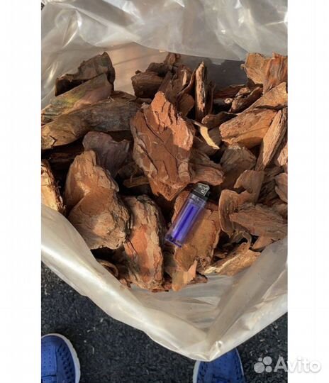 Кора сосны и лиственницы мульча