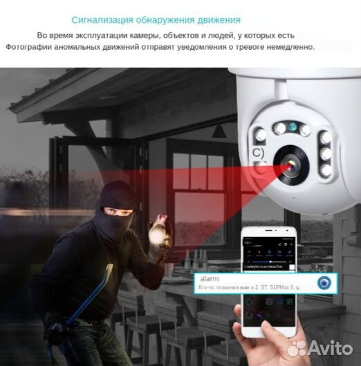 Камера видеонаблюдения Поворотная