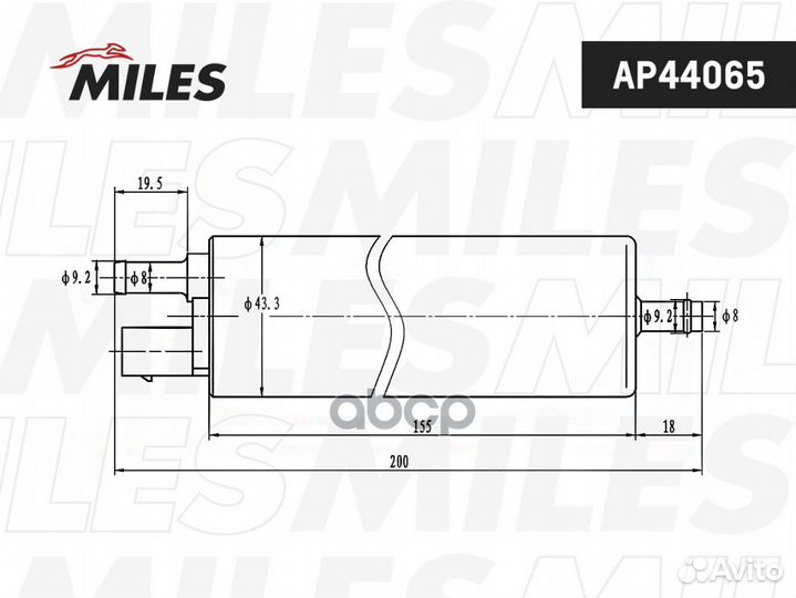 Насос топливный BMW 3 E46/X5 E53 Diesel 5 bar