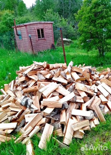 Дрова сухие навалом