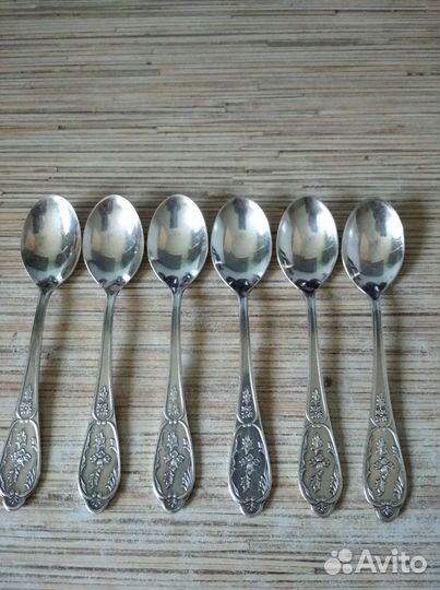 Ложки чайные мельхиоровые СССР