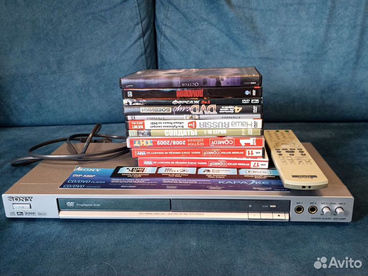 DVD плеер Sony + диски