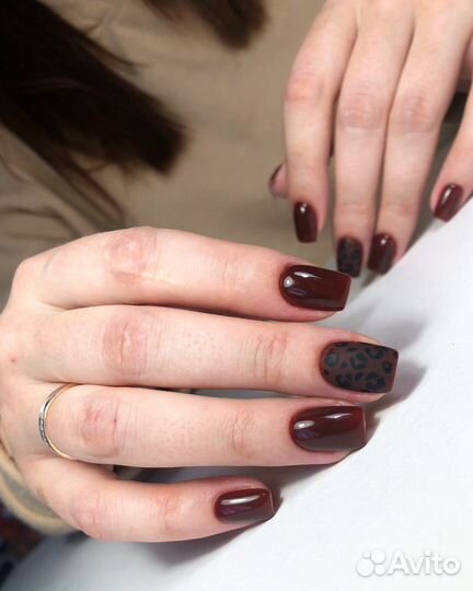 Маникюр+гель лак, наращивание