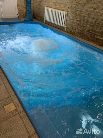 Баня с бассейном