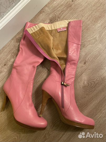 Сапоги женские новые кожа