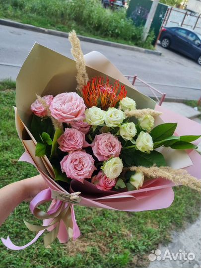 Букет цветов нежный