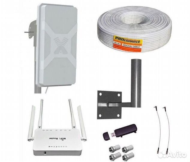 4G 3G wifi интернет комплект 14дБ