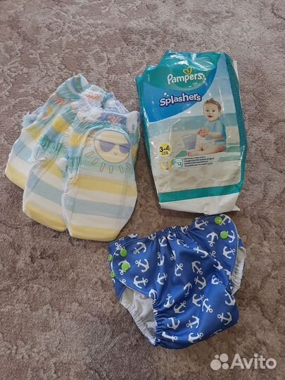 Трусики для плавания. Сиденье, круг для купания