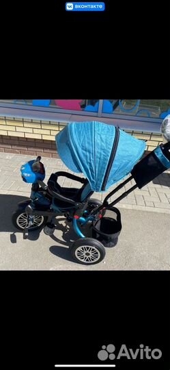 Детский трехколесный велосипед bmw