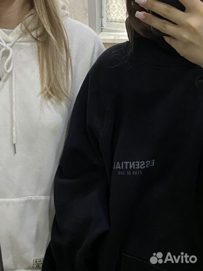 Fear of god essentials худи оригинал