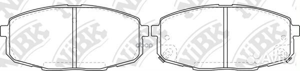 Колодки тормозные передние pn0373 NiBK