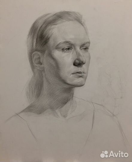Портрет рисунок карандашом