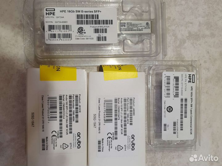 Трансивер hpe aruba j4859d j9151e e7y10a QK724A