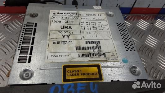 Магнитола opel astra H (OBE04I401)