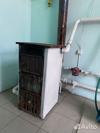 Катёл на дровах и углях