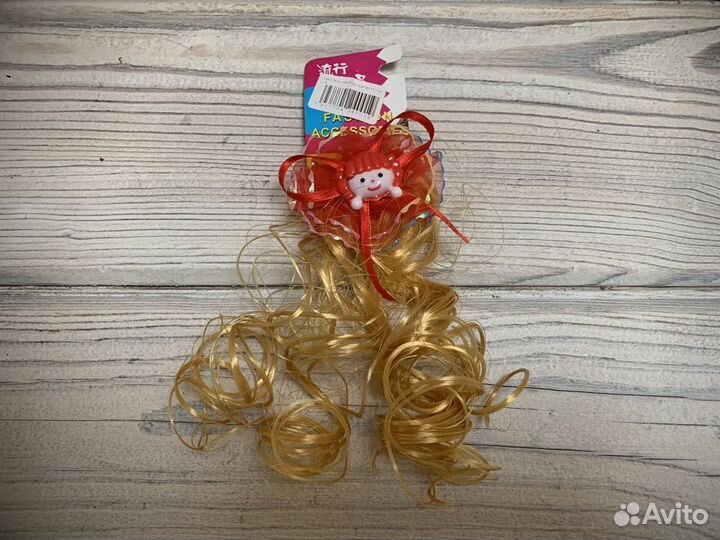 Волосы на заколке автомат