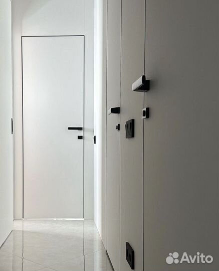 Двери межкомнатные скрытые под покраску, отделку