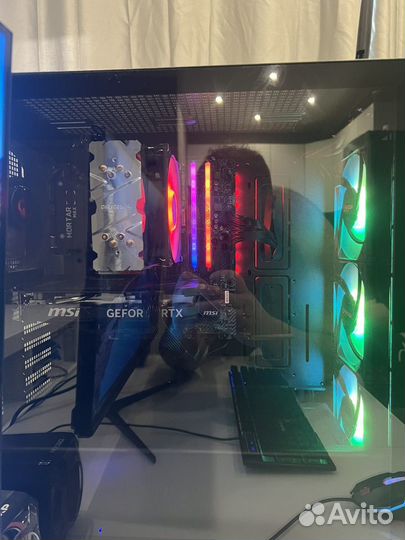 Игровой пк Ryzen 5 5600X/RTX4060 8gb+моник27