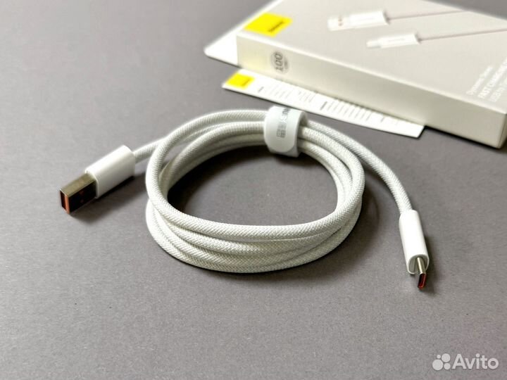 Кабель USB на Type-C 100W Baseus