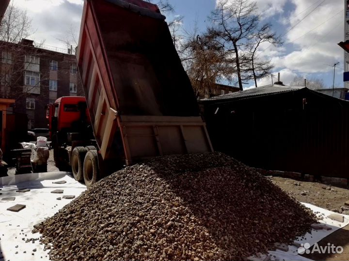 Щебень гравийный 5-20 с доставкой