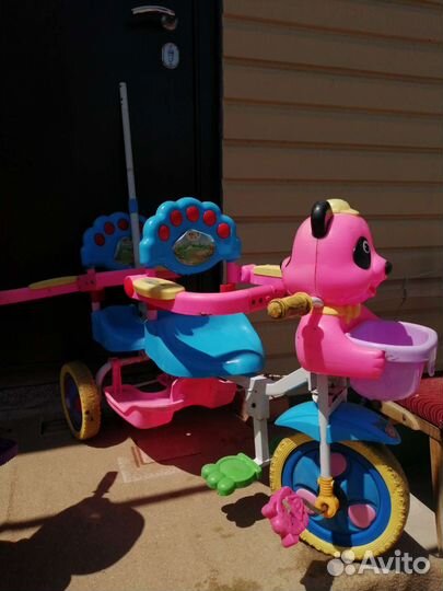 Детский трехколесный велосипед бу