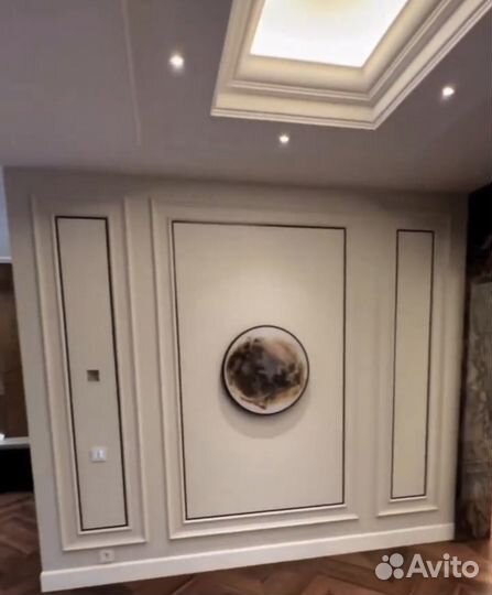 Молдинг П-образный черный глянец