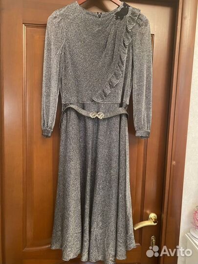 Платье, материал с люрексом, производство- япония