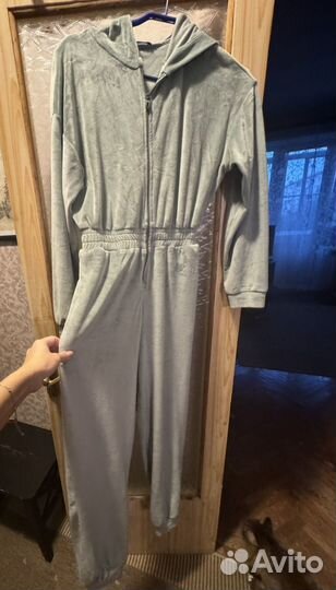 Комбинезон велюровый теплый