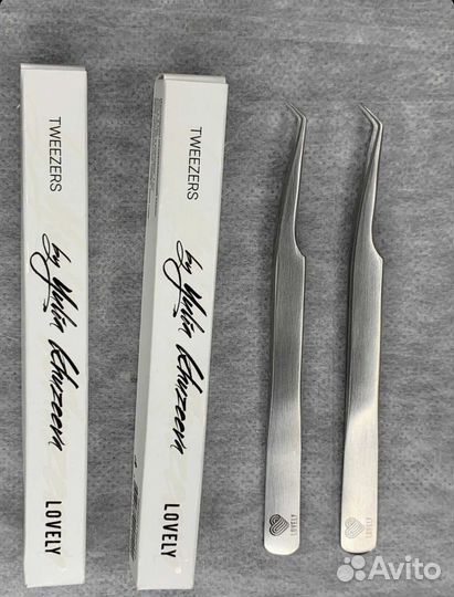 Пинцет для наращивания ресниц