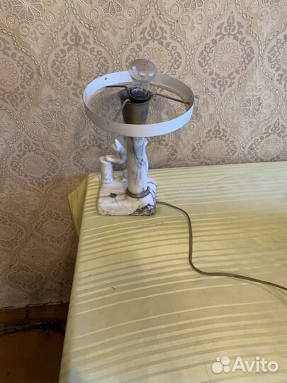 Лампа настольная мраморная СССР