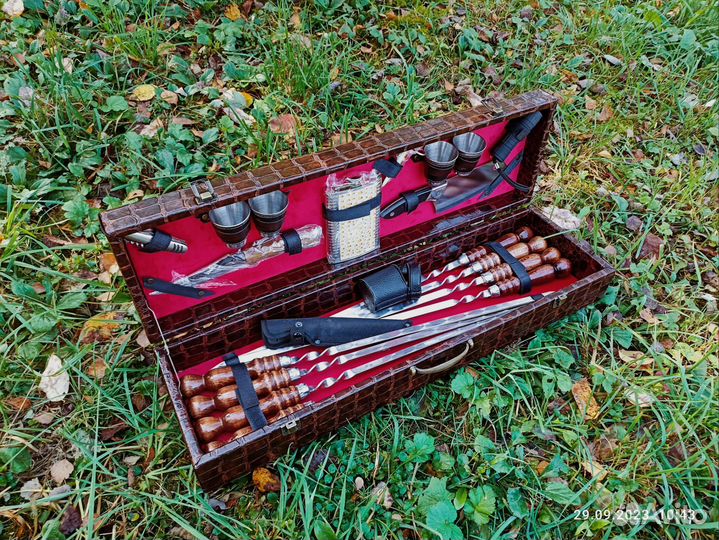 Шашлычный набор в кейсе