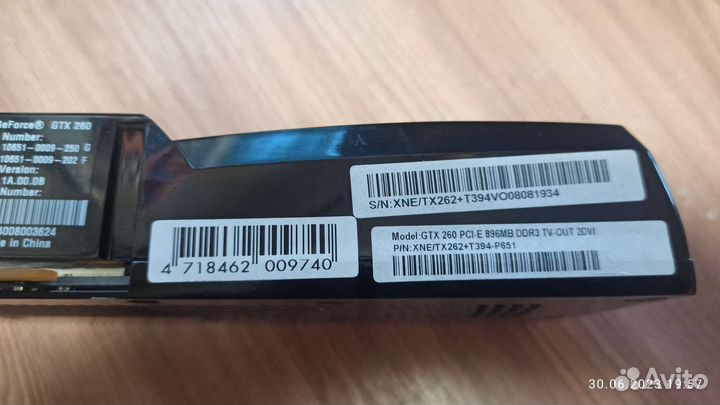 Видео карта gtx 260