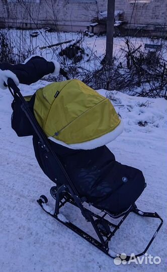 Коляска санки